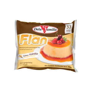 Flan sabor a vainilla
